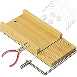 Seifenformen Set, Verstellbar Bambus Seifenschneider, DIY Verstellbar...