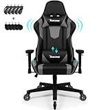 Homimaster Gaming Stuhl, Bürostuhl Ergonomisch mit verstellbare...