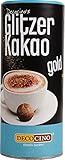 DECOCINO Glitzer Kakao Gold (100 g) hochwertiges Kakaopulver mit...