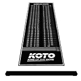 KOTO Oche Carpet Check Out 285 X 80 cm - Professionelle Dartmatte zum...
