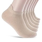 6 Paar Sneaker Socken Damen Herren mit Fersenlasche Anti-Blasen Schutz...