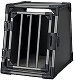 TRIXIE Hunde-Transportbox, Aluminium, S: 48 x 56 x 61 cm, grafit, inklusive...