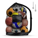 AMFUN Extra Große Ballnetz, Große Tasche aus Netzgewebe, Tragbare...