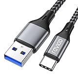 RAVIAD USB C Kabel 1M, USB C Ladekabel, USB 3.0 & QC 3.0 Schnellladekabel...