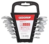 GEDORE red Doppelmaulschlüssel Satz, Set 12-teilig, SW 6-32 mm, metrisch,...