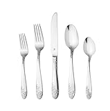 Danialli Besteckset aus Edelstahl 18/10, 80-teilig, Besteck für 16,...