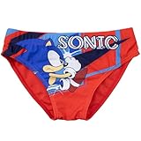 Sonic The Hedgehog Badeanzug für Kinder Höschen Slip Meer Jungen 7106,...