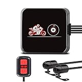 VSYSTO Motorrad DashCam, WiFi Motorrad Kamera 130 ° Weitwinkel Nachtsicht...