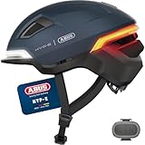 ABUS Fahrradhelm HYP-E - Helm mit Frontlicht, Rücklicht und Blinklicht -...