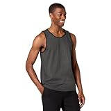 Amazon Essentials Herren Tanktop, Normale Passform, Schwarz Dunkelgrau...