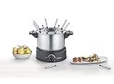 SEVERIN Fondue, spülmaschinengeeignetes Fondueset mit 8 farblich...