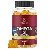 VITAYUMMY Vegan Omega 3 für Kinder und Erwachsene, Gummies mit...