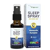 Melatonin Spray mit Premium Ashwagandha Extrakt (KSM-66®), Passionsblume,...