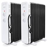 Aigostar Ölradiator 2500 Watt Energiesparend Heizkörper mit Thermostat,...