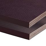 AUPROTEC Siebdruckplatte 18mm Birke Holz Bodenplatte (30x30 cm)