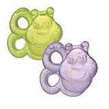 Playgro Beißring Biene, Wassergefüllt, 2er-Pack, Ab 3 Monaten,...