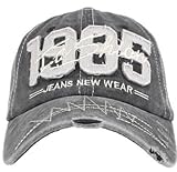 PartyMagix Baseball Cap Unisex Retro Vintage – verstellbare Snapback...