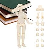 Bewegliche Körperpuppe,Gliederpuppe Action Spielfigur | Poseierbares...