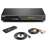 1080P HD Blu-ray Player für TV, Kompakter Bluray Player DVD Player mit...