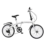 Jolre 20' 6-Gang Klapprad, Faltrad, Klappfahrrad Erwachsene,...