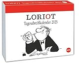 Loriot Tagesabreißkalender 2023 - kultiger Humor-Tischkalender -...