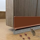 Türdichtung, 1m TPE Bürstendichtung, 53mm Türdichtung Selbstklebend mit...