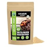Alpi Nature Dattelzucker BIO 1kg, Datteln bio gemahlen, Dattelpulver,...