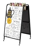 Nisorpa Kundenstopper Outdoor Plakatständer A1 Slide-in Flyer Aufsteller...