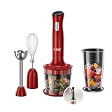 Russell Hobbs Stabmixer [3-in-1: Pürierstab/Zerkleinerer, Mixer- &...