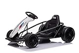 Driftkart Drift-CAR 24V, Weiss, Glatte Drifträder, 2 x 350W Motor,...