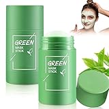 Green Tea Deep Cleanse Mask 2 Stück, Green Mask Stick für...