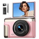 Digitalkamera 4K Fotokamera 64MP Kamera: Vlogging Fotoapparat für Videos...