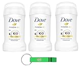 3x Dove Deodorante Stick Invisible Dry mit Feuchtigkeitscreme,Deodorant 48h...