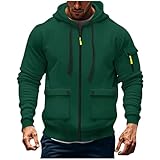Sportjacke Herren Hoodie mit Reißverschluss Hoodie Herren Reißverschluss...