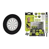 Relaxdays Dart Catchring R7 & Winmau MvG Dart Steeltip Geschenkset -...