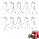 10 Stück Rouladenklammern aus Edelstahl Wiederverwendbar,Edelstahl...