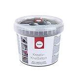 Rayher Kreativ-Knetbeton, Eimer 1,5 kg, für kreative Ideen zum Formen,...