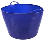 Kerbl Trog FlexBag blau (flexibler Futtertrog, Müslischüssel,...