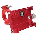 BUGUUYO Motorrad Handyhalter Aluminium Anti-Vibrations Halterung Drehbar...