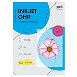 PPD 10 x A4 Inkjet Premium Overheadfolie für vollfarbige Ausdrucke in...