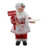 Weihnachtsmann Dekoration Weihnachtsmann Vater Figuren Chef Santa Figur...