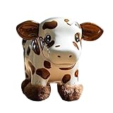 Highland Cow Pflanztopf – 10,2 cm süße Blumentöpfe aus Kunstharz,...