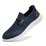 CAIQDM Bequeme nackte Slip-On-Loafer für Herren hautfreundliche...