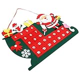 Sosoport Adventskalender Weihnachtskalender zum Aufhängen Schneeschlitten...