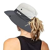 Damen Outdoor UV-Schutz Faltbare Sonnenhüte Mesh Breiter Rand Strand...