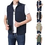 Leichte Weste, Softshell-Weste für Herren, Sportweste, winddicht,...