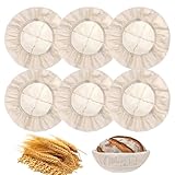 6 Stück Leinentuch Brot Backen Bäckerleinen Teigtuch Strudeltuch Gärtuch...