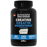Bandini® Creatine CREAPURE® Monohydrate 240 Tabletten - Training, Sport,...