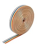 QWORK® Flachbandkabel, Jumper Kabel Breadboard Kabel 10 Polig 1,27mm...