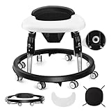 Baby Lauflernhilfe, One-Touch Folding Baby Walker, Lauflernwagen Anti-Roll...